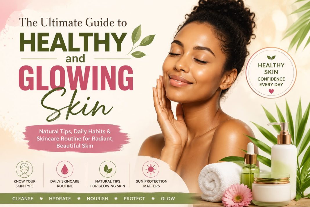 healthy and glowing skin