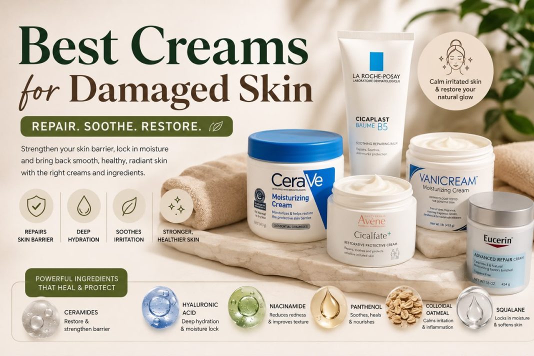 Best Creams for Damaged Skin