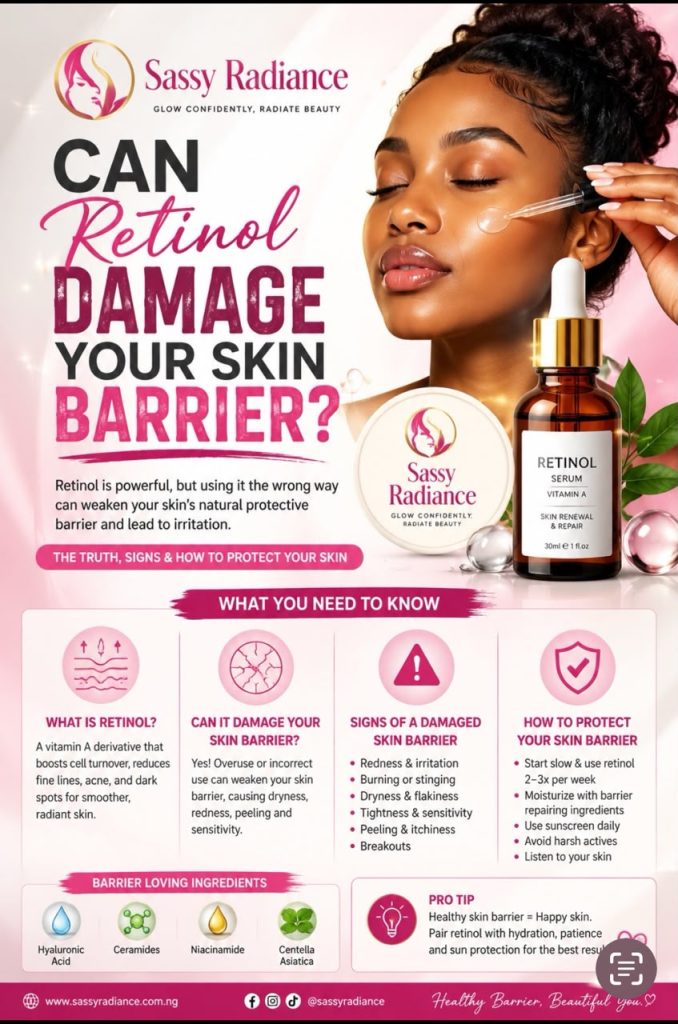 can Retinol Damage your skin barrier