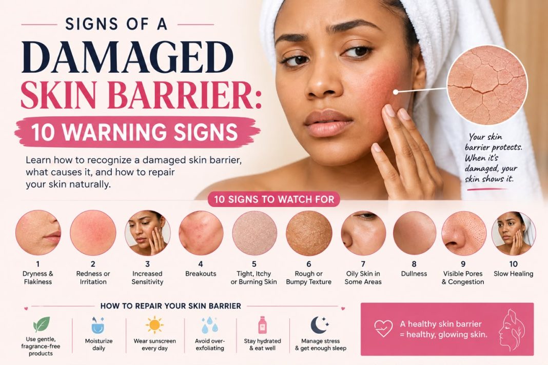 damaged skin barrier