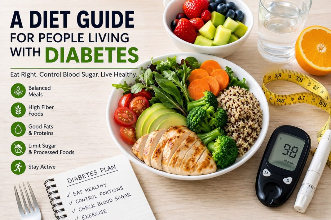 DIET GUIDE FOR PEOPLE LIVING WITH DIABETES