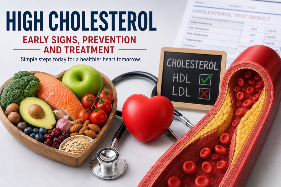 EARLY SIGNS OF HIGH CHOLESTEROL