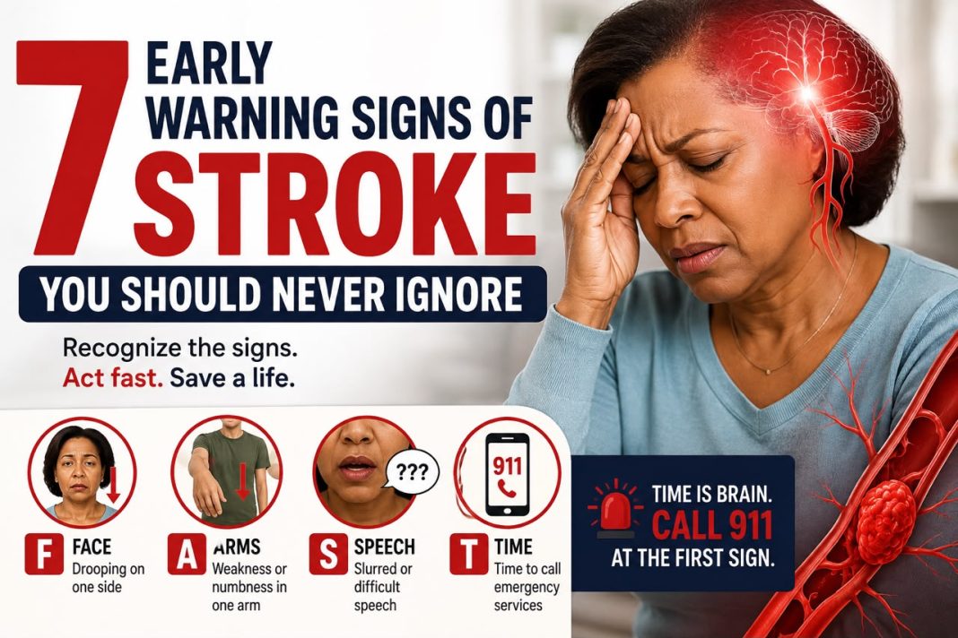 early warning signs of stroke